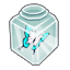 Cyan Butterfly Bottle