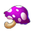 Carmine Poisonous Mushroom